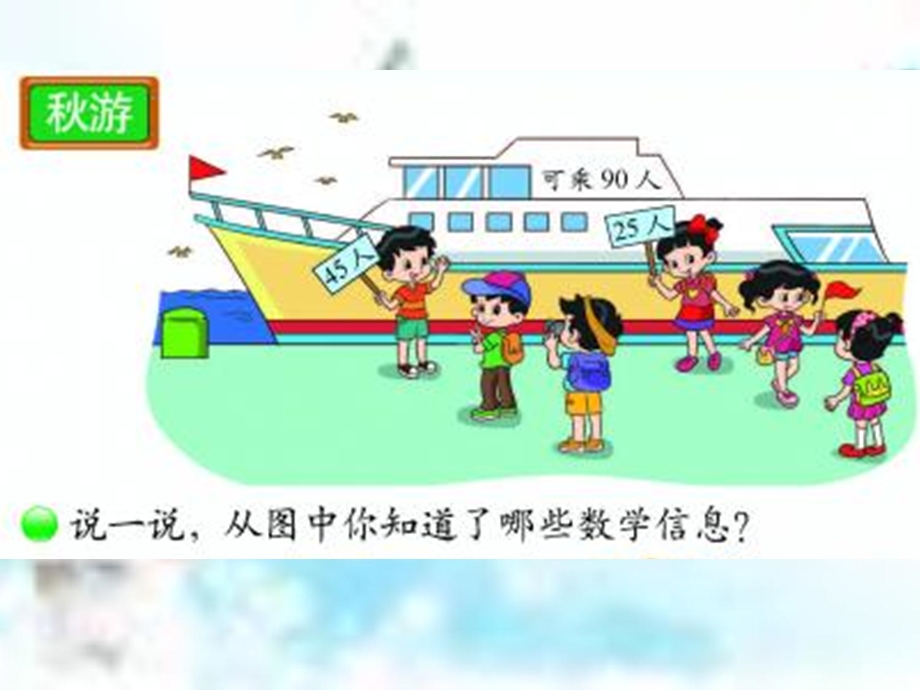 北师大版小学二年级数学上册《秋游》.ppt_第2页