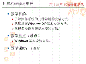 安装WINDOWSXP操作系统.ppt