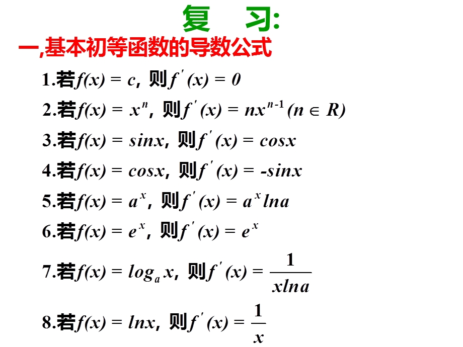 复合函数的导数及导数的运算法则.ppt_第2页