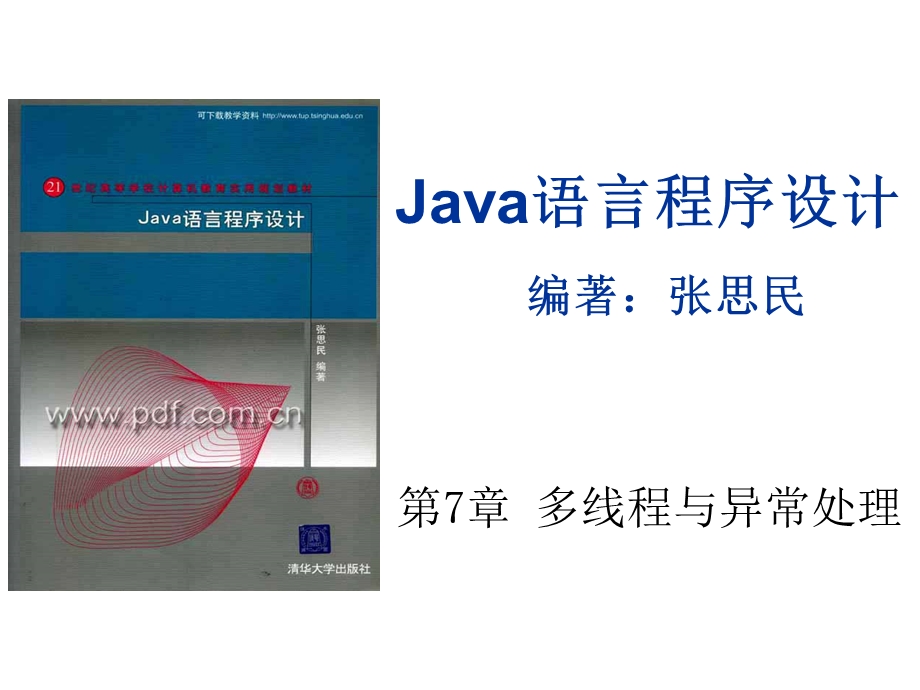 张思民java语言程序设计pptwzkj.ppt_第1页