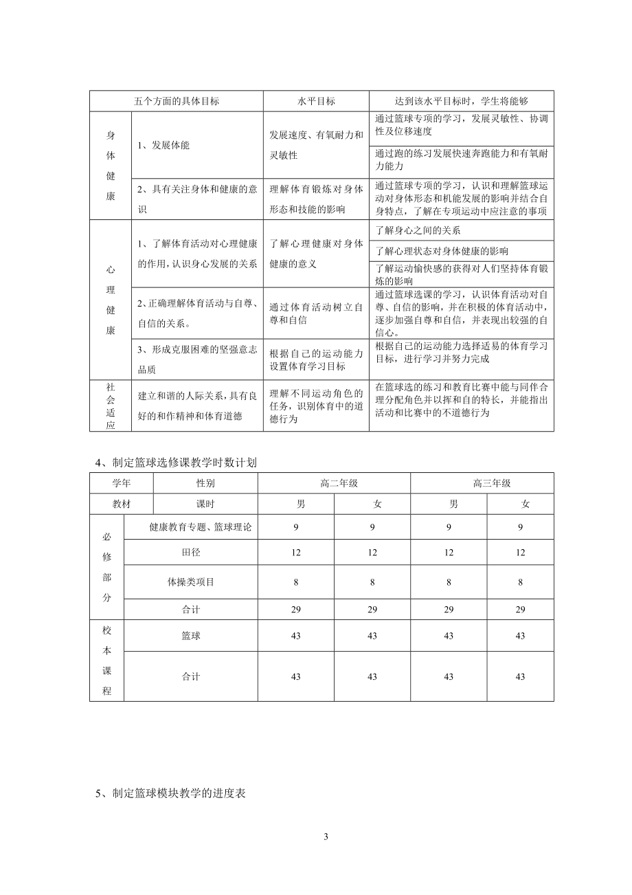 中学体育论文：对我校篮球模块教学的实践与研究.doc_第3页