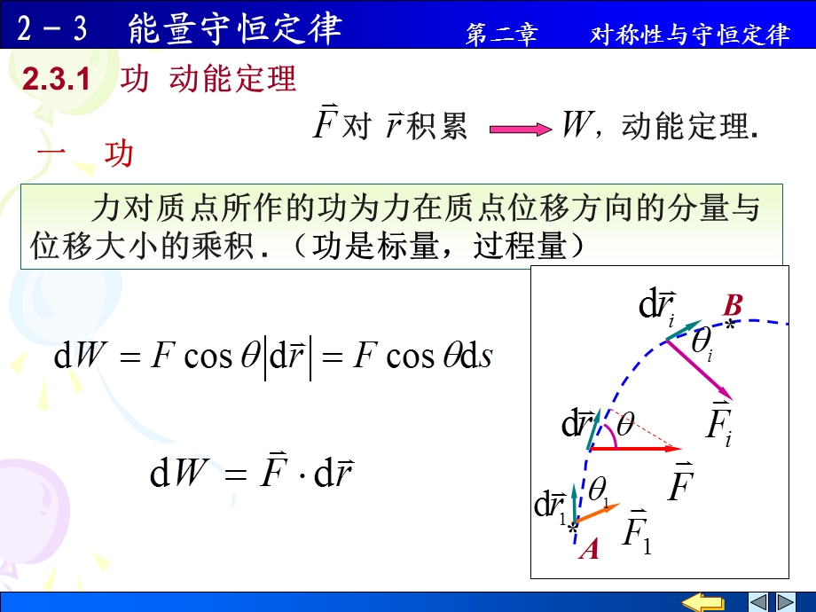 大学物理学施建青版上册上课课件3能量守恒定律.ppt_第1页