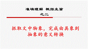 准确理解概括主旨之二.ppt