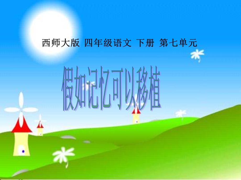 叶县邓李乡实验学校刘假如记忆可以移植.ppt_第1页