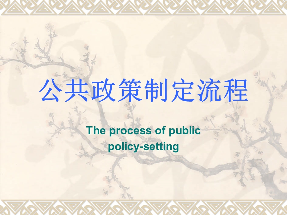 公共政策制定流程.ppt_第1页