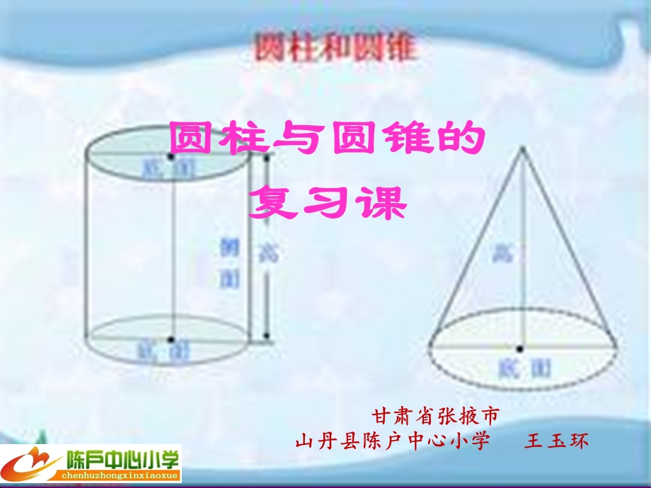 圆柱与圆锥的复习.ppt_第1页