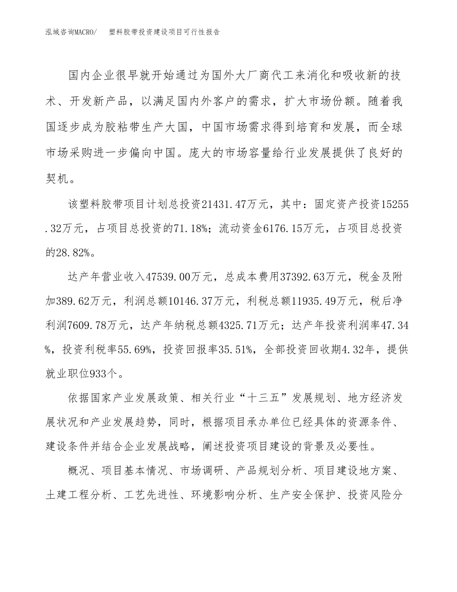 塑料胶带投资建设项目报告.docx_第3页