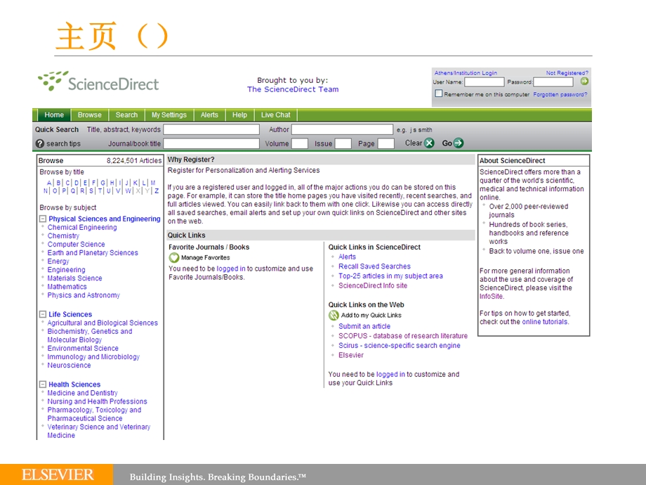 利用ScienceDirect获取前沿学术信息-ELSEVIER讲座.ppt_第3页