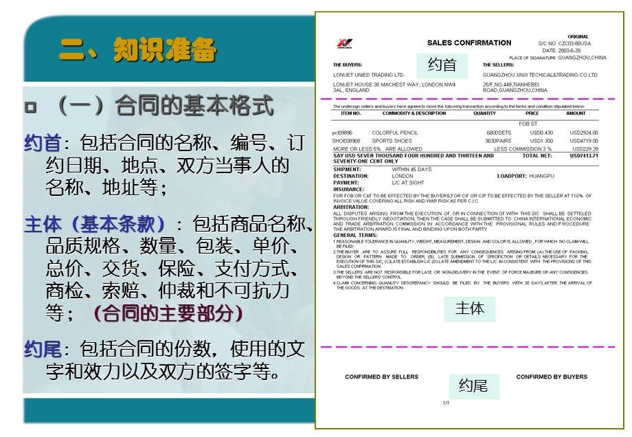 出口贸易信用证业务-外贸合同拟定.ppt_第3页