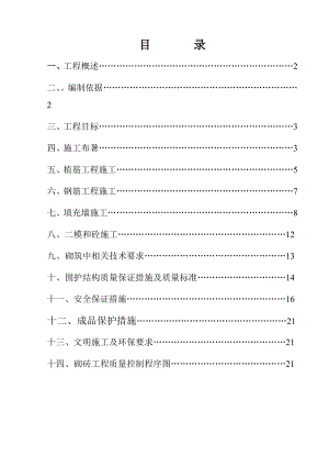 填充墙施工方案【建筑施工资料】.doc