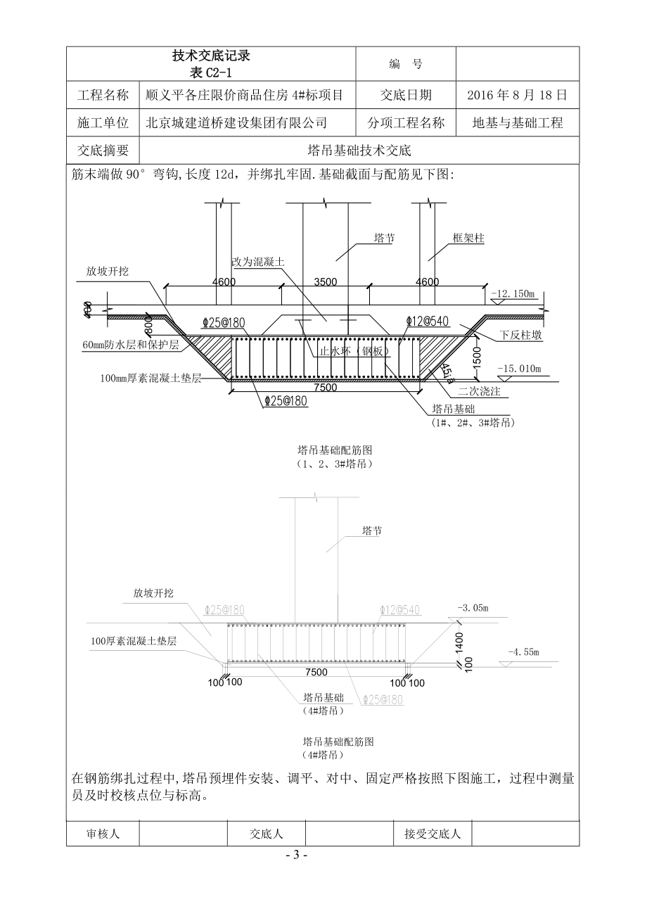 塔吊基础施工技术交底【方案】.doc_第3页