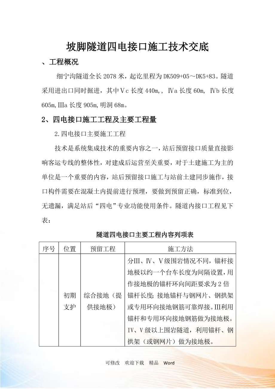 坡脚隧道四电接口施工技术交底.docx_第3页