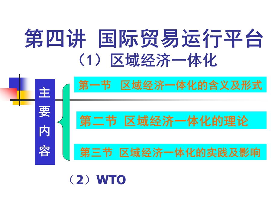 第4讲区域经济一体化.ppt_第1页