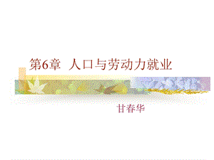 人口与劳动力就业.ppt