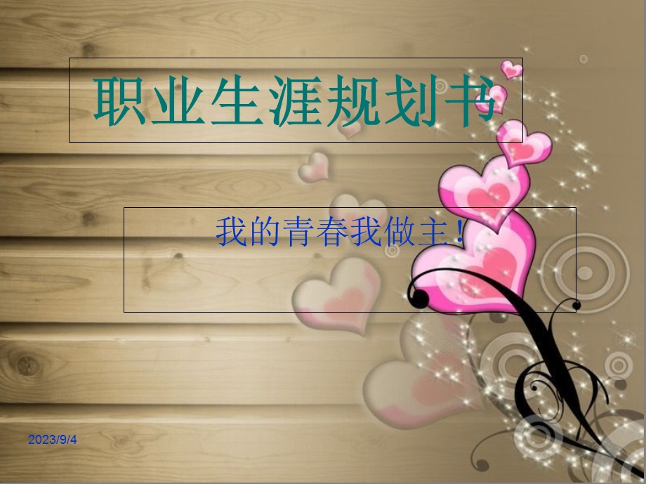 会计职业生涯规划书.ppt_第1页