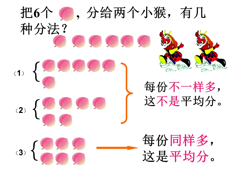 冀教版2年级数学上册分一分.ppt_第2页