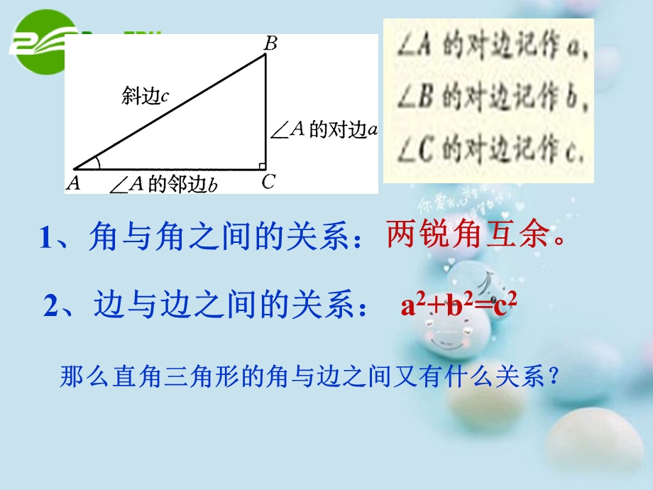 九年级数学上册锐角三角函数华东师大版.ppt_第2页