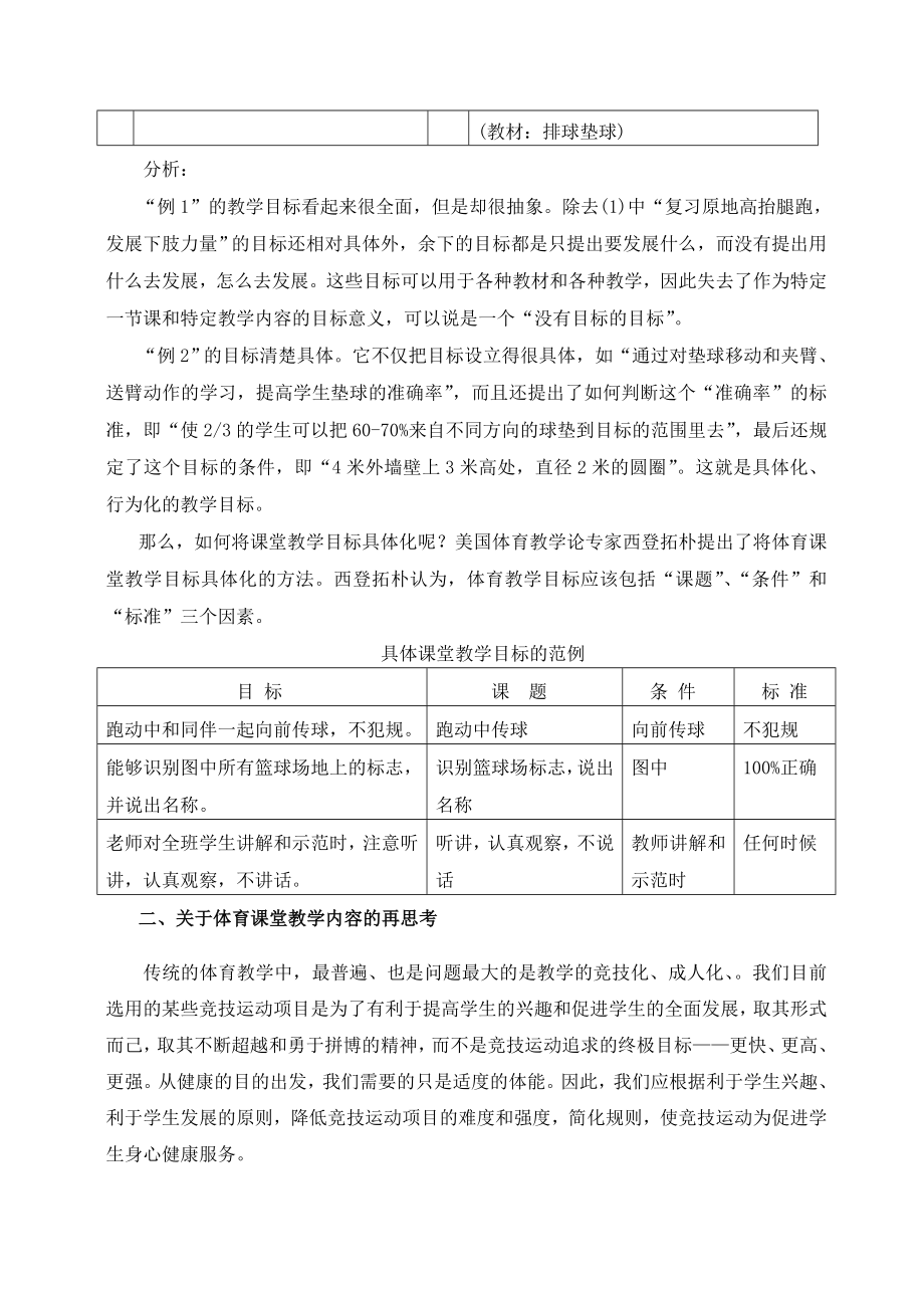 中学体育论文：体育教学改革的冷思考.doc_第2页