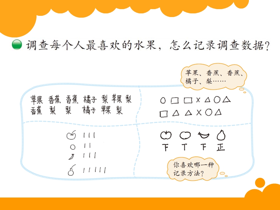 北师大版二年级数学下册《最喜欢的水果》.ppt_第3页