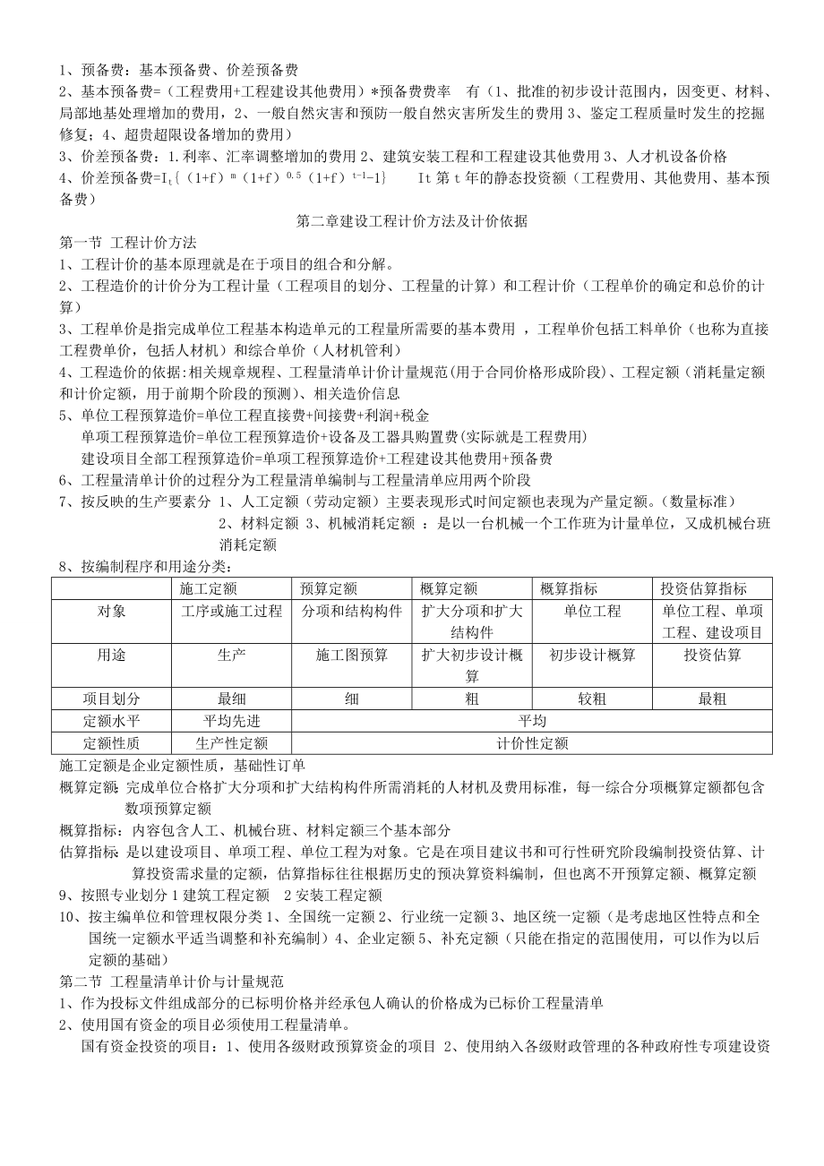 备考2019年造价师《计价》高频考点汇总.doc_第3页