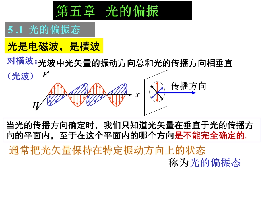 大学物理第五章1光的偏振.ppt_第2页