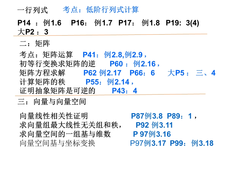 代数几何各章考试50题参考(葵花宝典).ppt_第1页