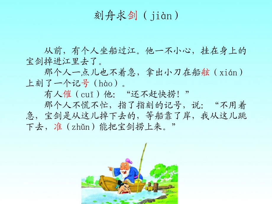 成语故事两则刻舟求剑南辕北辙.ppt_第3页