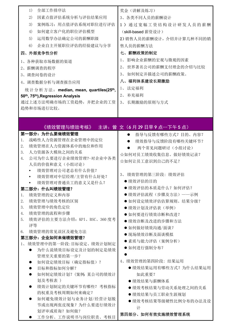 绩效管理体系构建与全面薪酬体系设计及优秀人才选拔实战特训班62830电子版.doc_第3页