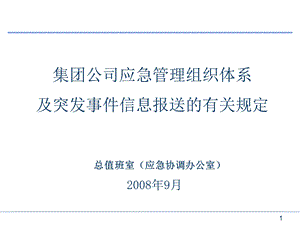 应急管理组织体系及信息报送要求.ppt