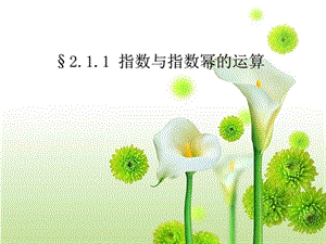 指数与指数幂的运算.ppt