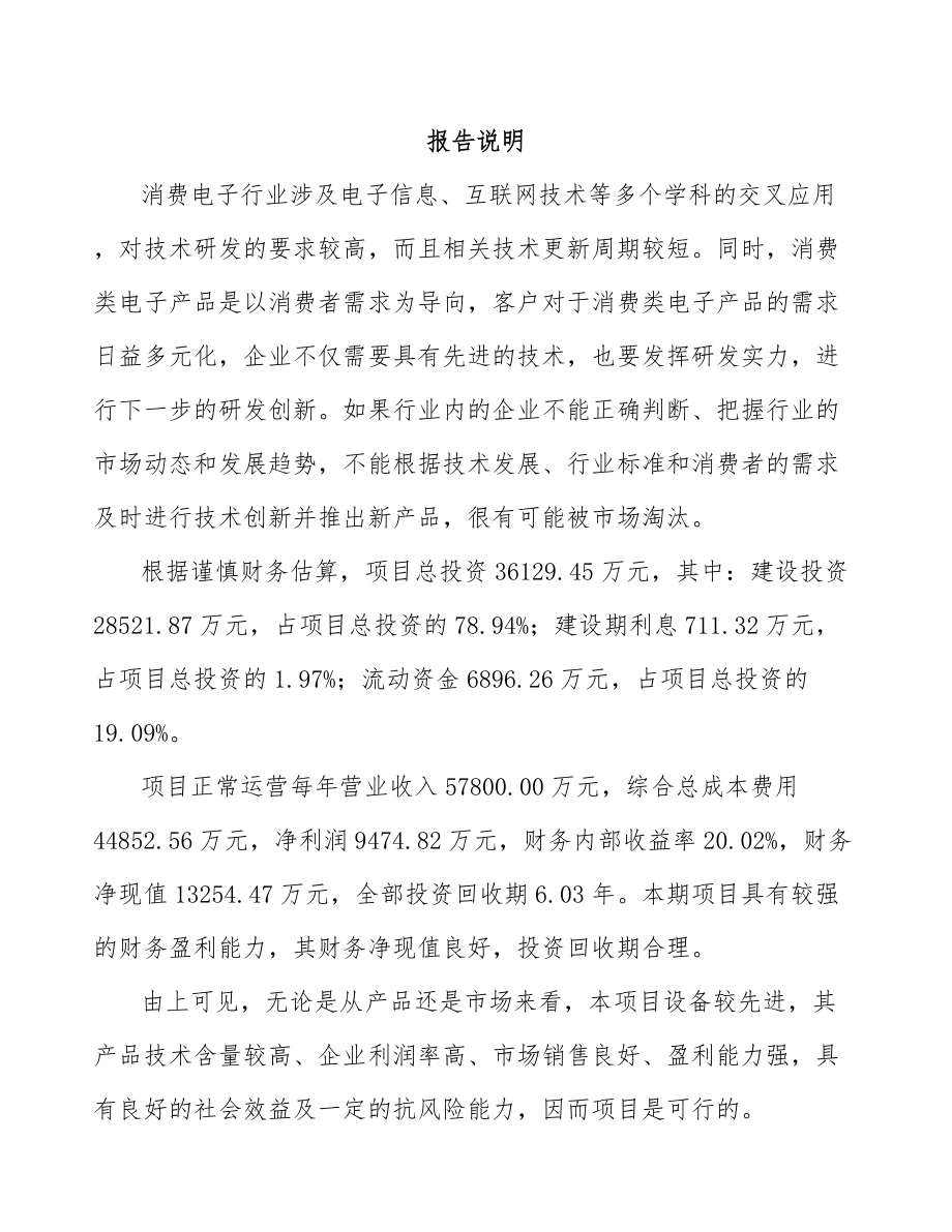 大渡口区主板项目可行性研究报告模板范本.docx_第2页