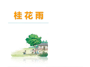 小学语文五年级上册桂花雨课件.ppt