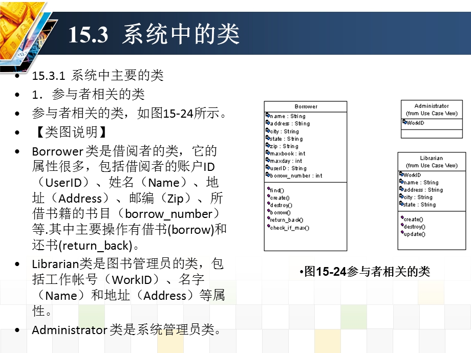 图书管理系统类及类关系图ppt课件.ppt_第1页