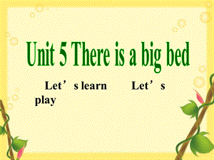 新版PEP小学五年级英语上册-Unit-5-A-Let's-lea.ppt