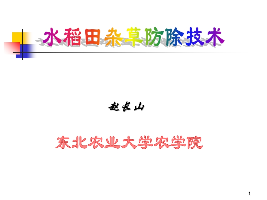 水稻田杂草防除技术.ppt_第1页