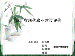 现代农业评价指标体系.ppt