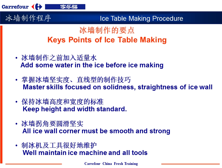 家乐福鲜鱼部门冰墙制作流程.ppt_第2页