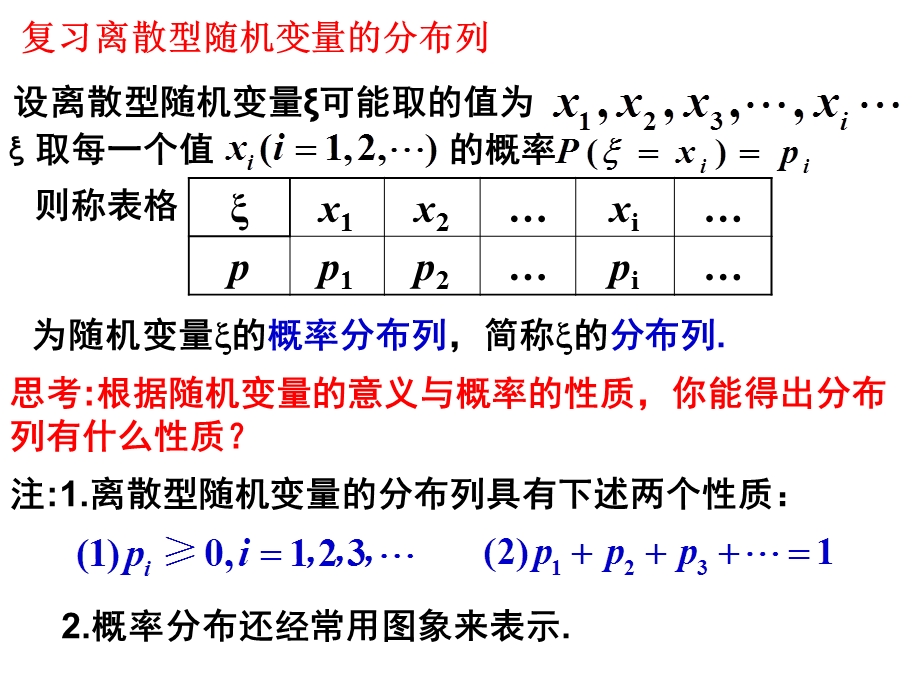 02随机变量及其分布列(二).ppt_第2页