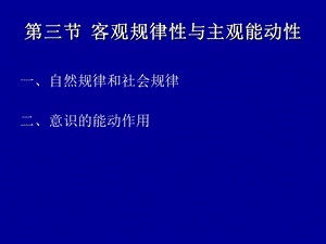 客观规律性与主观能动性.ppt