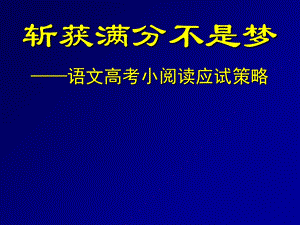 现代文实用文本阅读答题策略.ppt