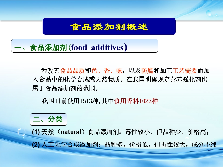 开题报告-食品添加剂的使用.ppt_第3页