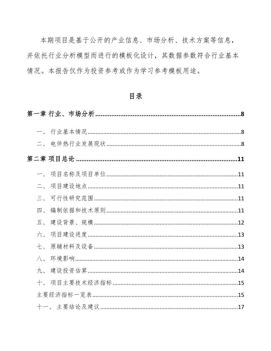 大同电伴热带项目可行性研究报告范文参考.docx_第2页