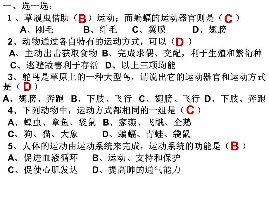 期中复习训练题(带答案).ppt_第2页