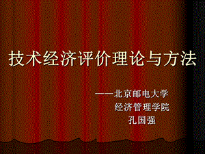 技术经济评价理论六.ppt