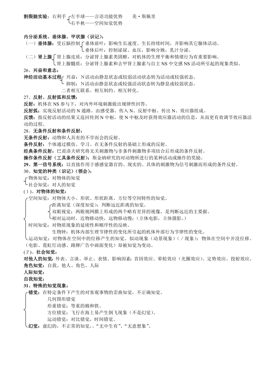 精心排版心理咨询师三级考试笔记16全.doc_第3页