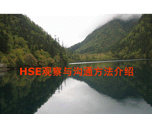 HSE观察与沟通).ppt