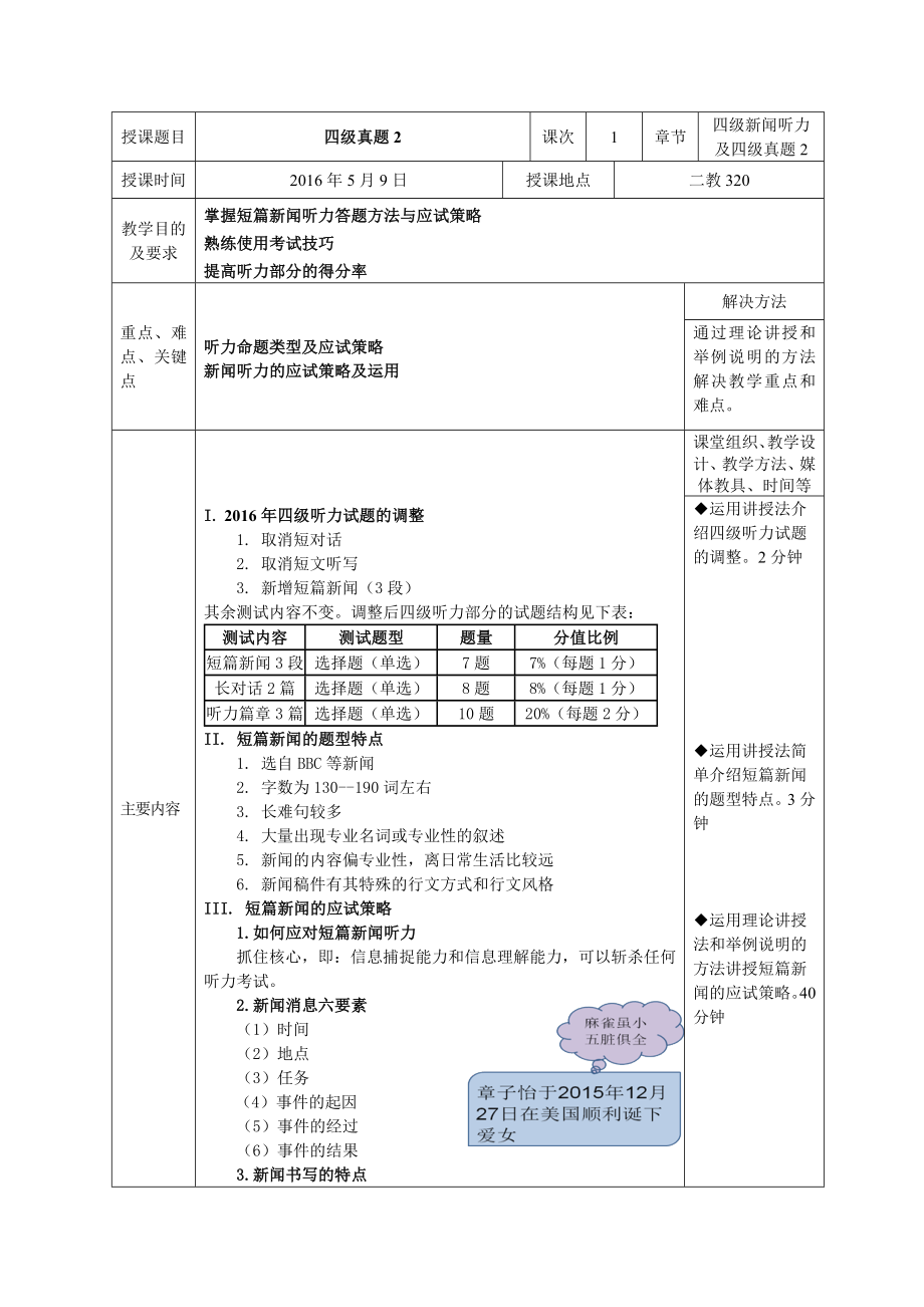 大学英语四级教案.doc_第1页