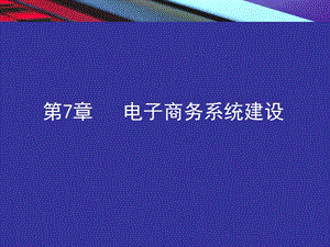 电子商务第5章第7章电子商务系统建设.ppt