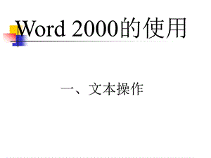 电子政务word2000.ppt