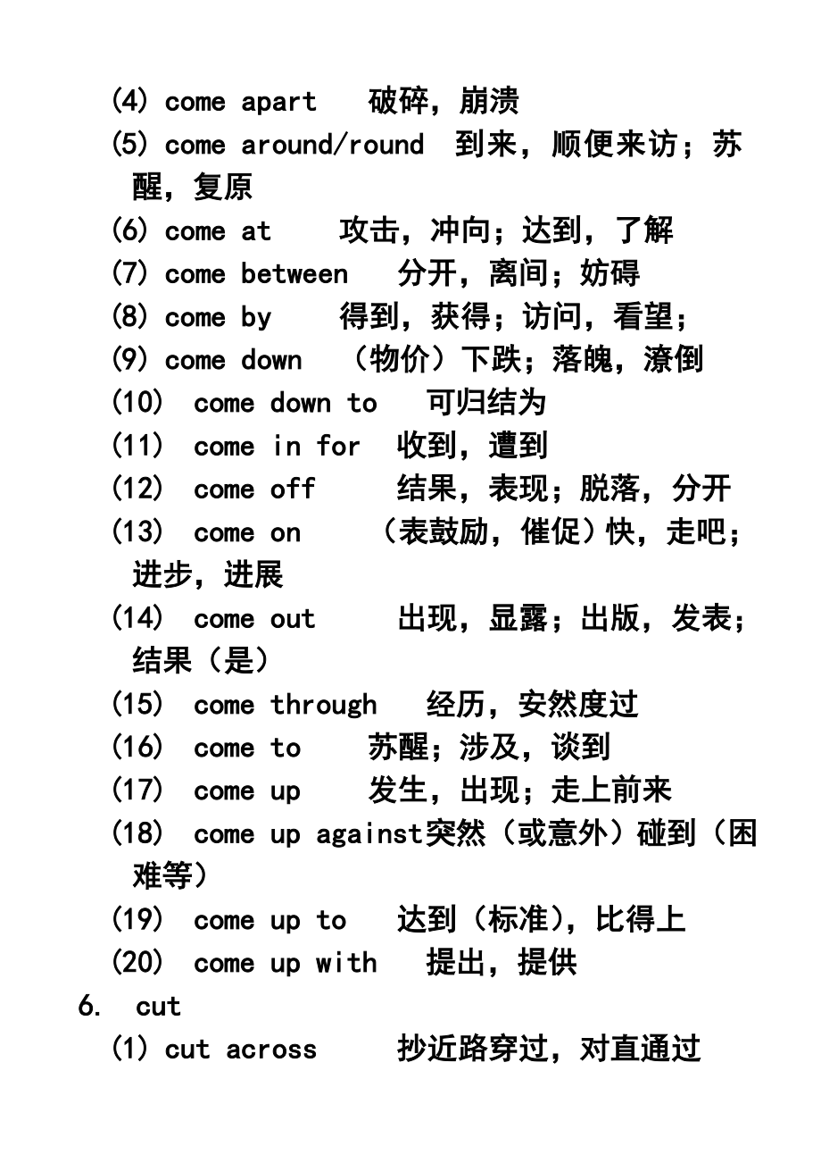 大学英语四级动词高频词组-.doc_第3页